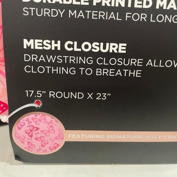 Juicy Couture Pink Butterfly Pop-Up Hamper - Picture 4 of 6